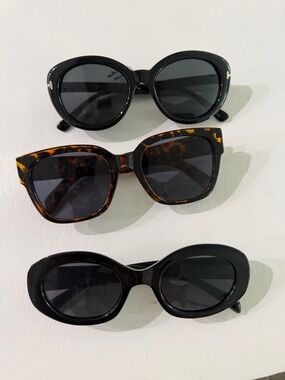 Classic Women's Sunglasses - Black & Tortoiseshell Styles